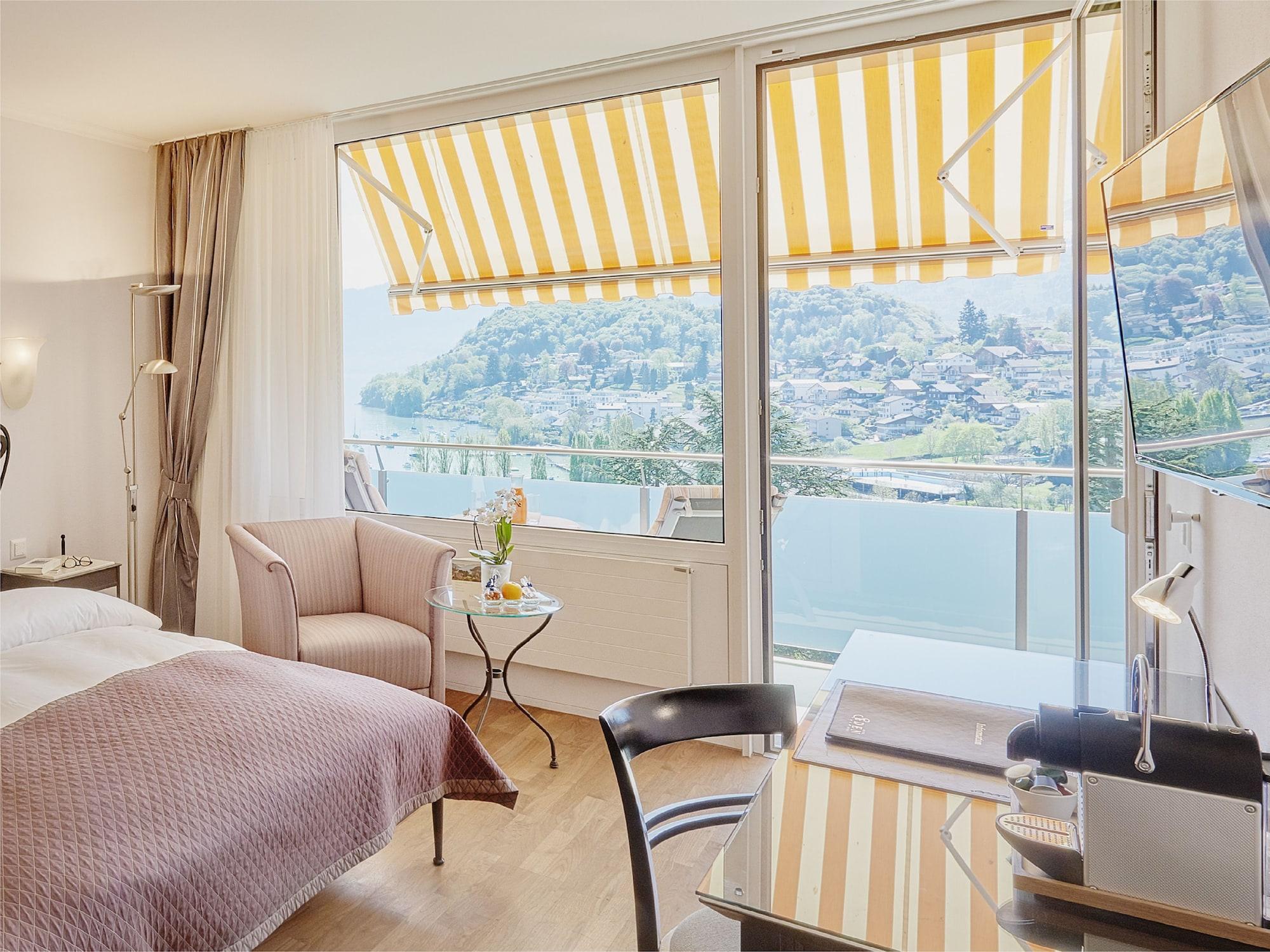 Hotel Eden Spiez Exterior photo