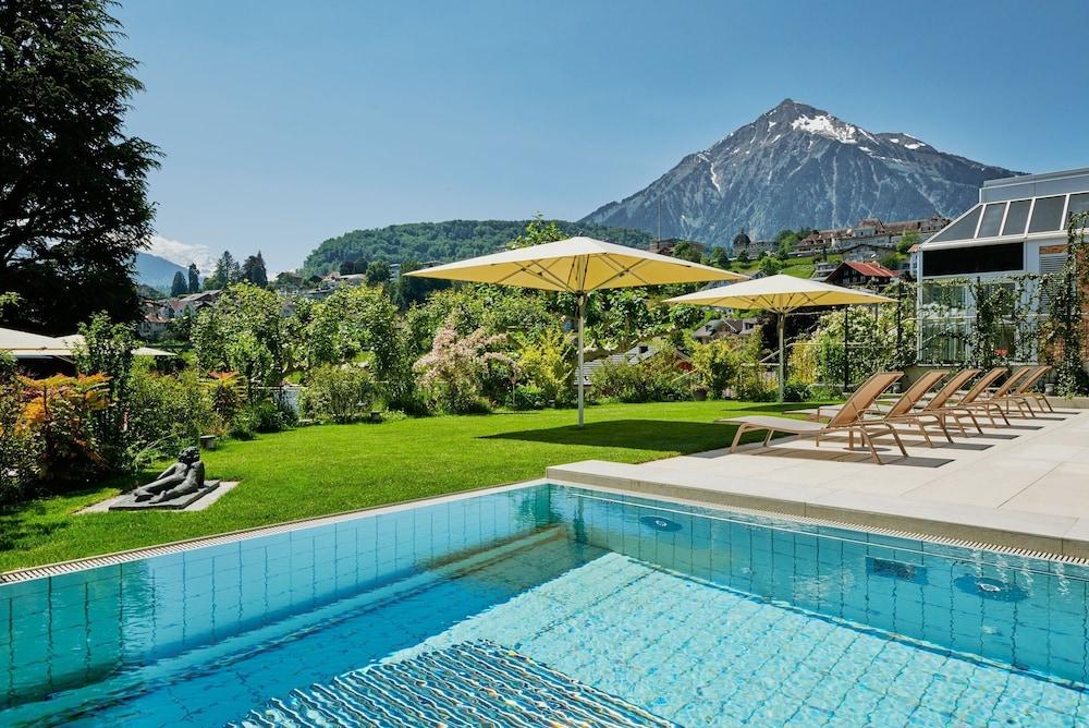 Hotel Eden Spiez Exterior photo