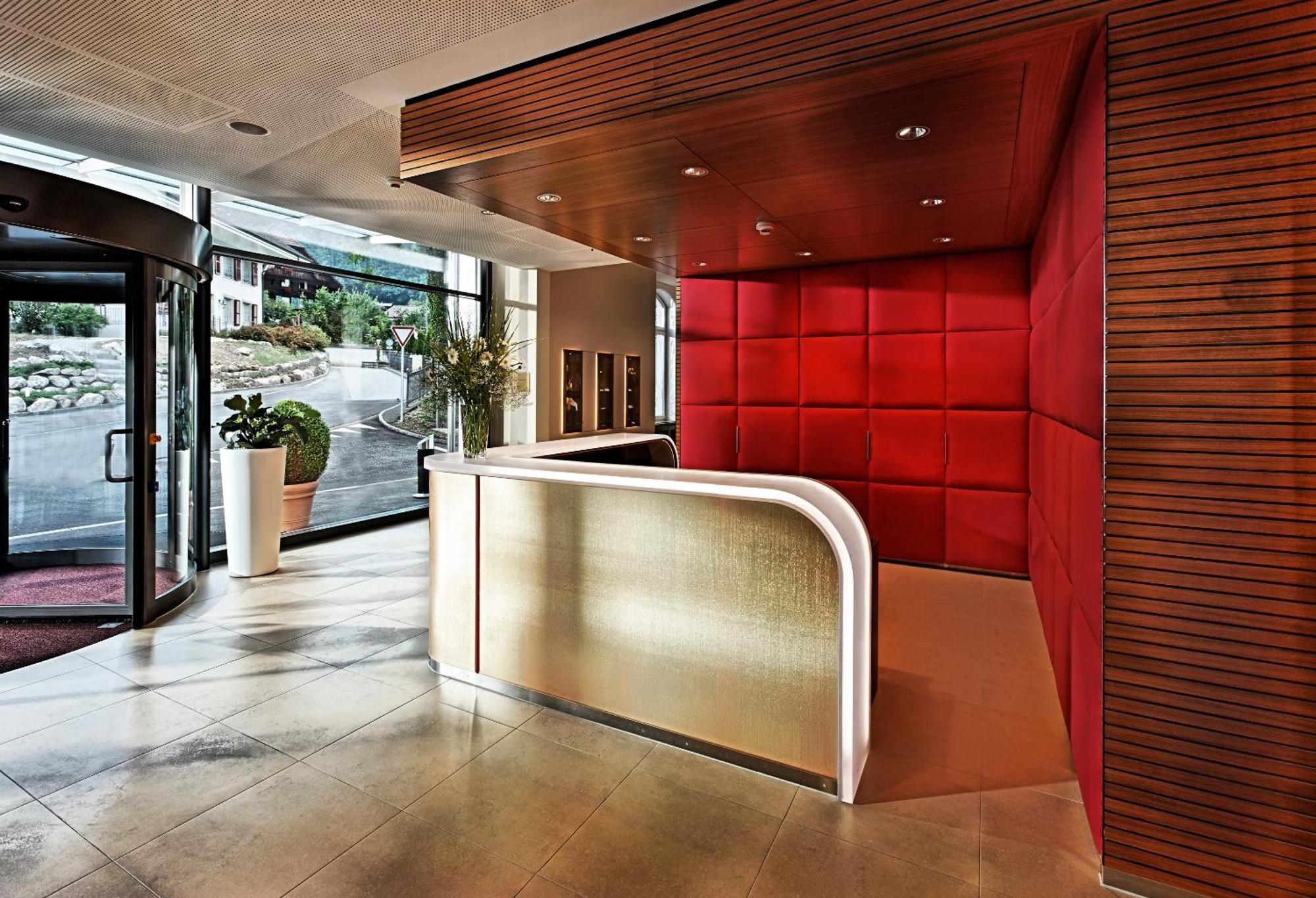 Hotel Eden Spiez Exterior photo