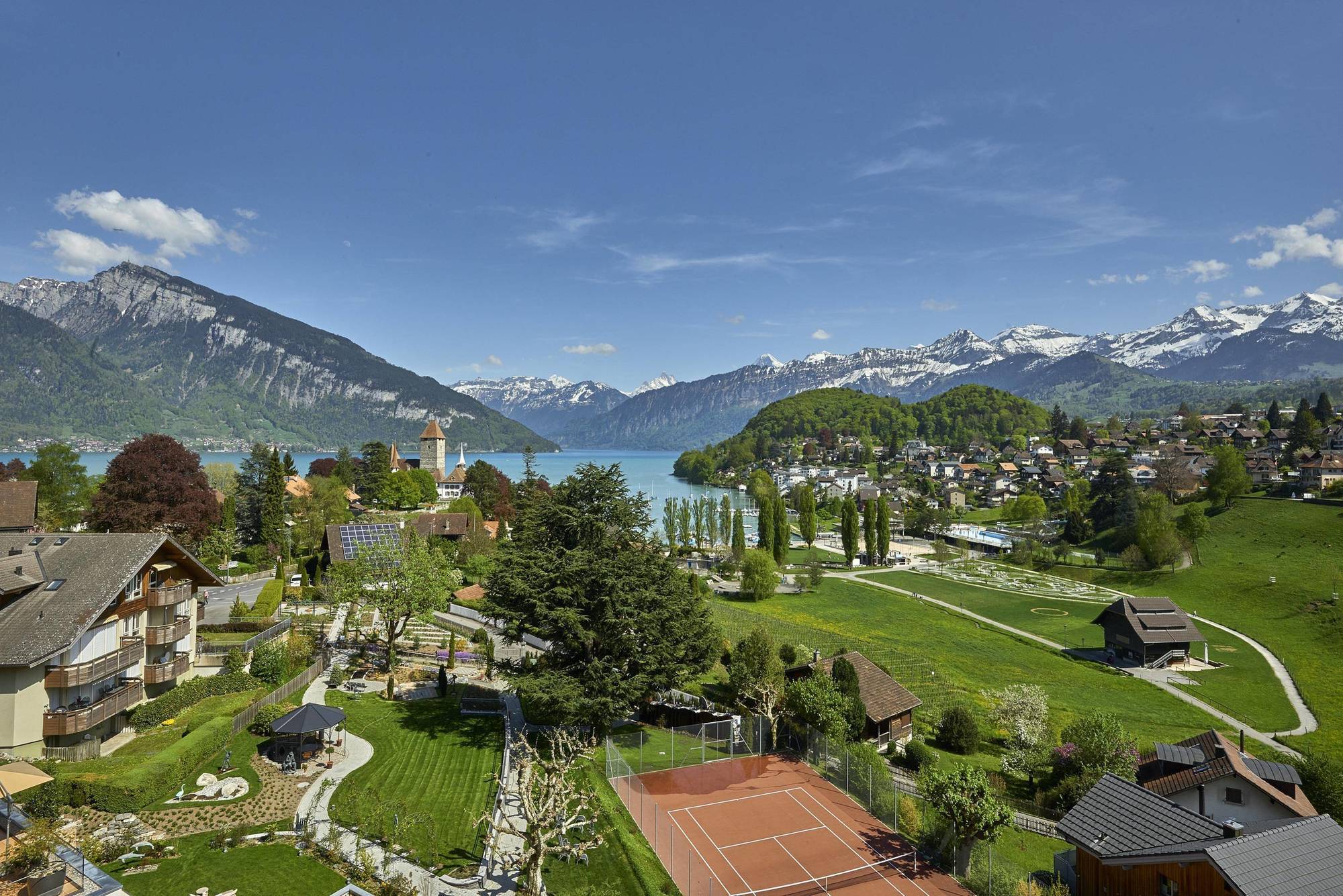 Hotel Eden Spiez Exterior photo